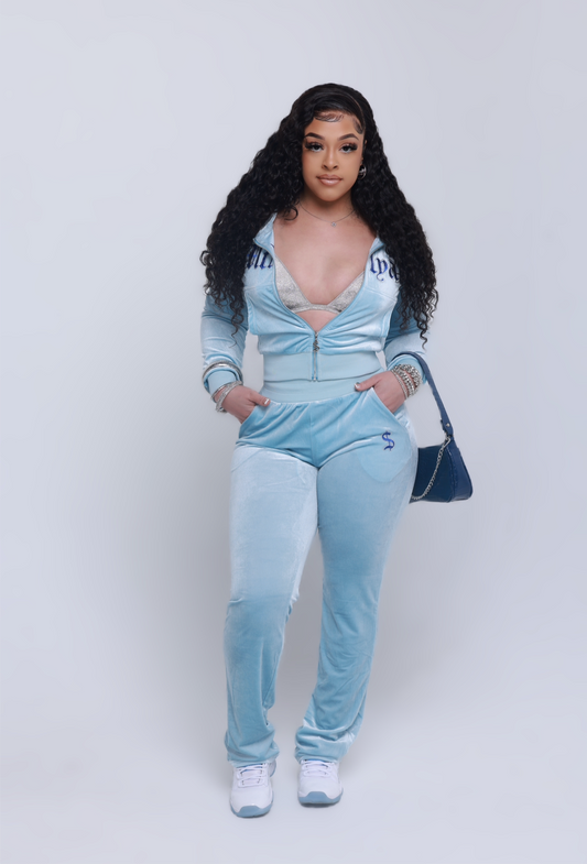 Velour Icon Sky Blue