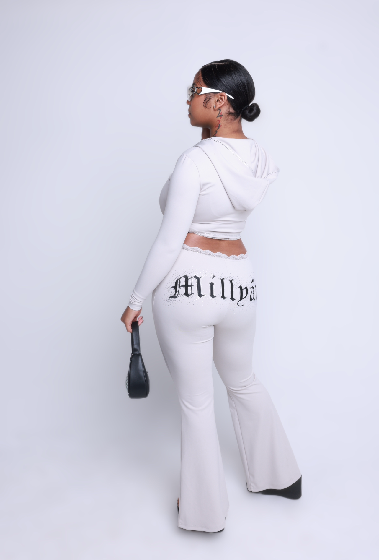 Pearl Gray Baddie Tracksuit