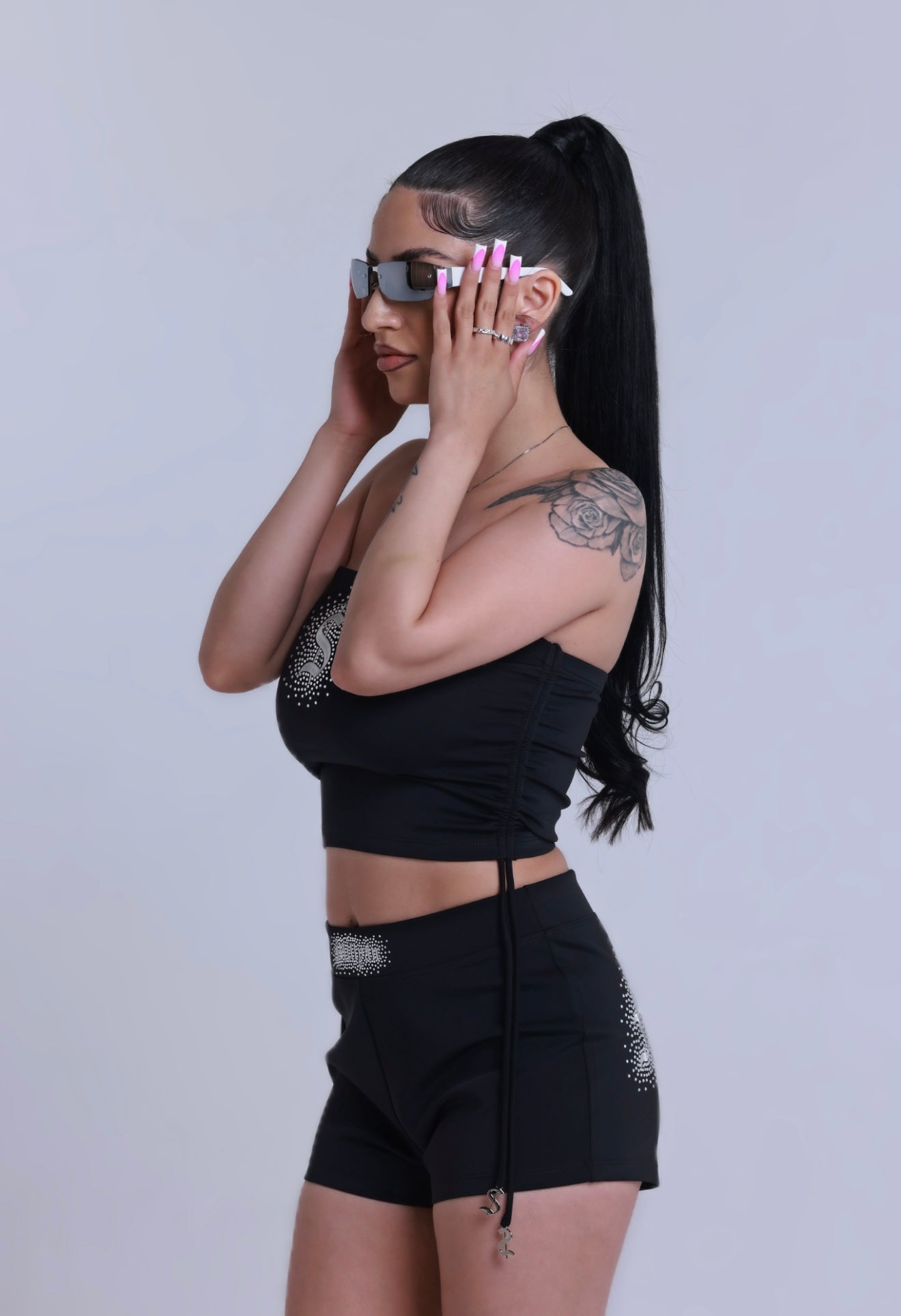 Jet Black Sparkle Summer Set