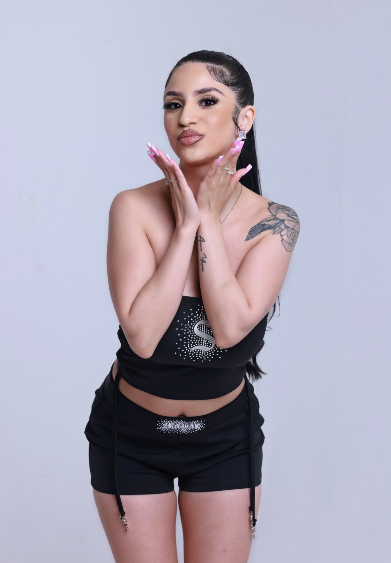 Jet Black Sparkle Summer Set