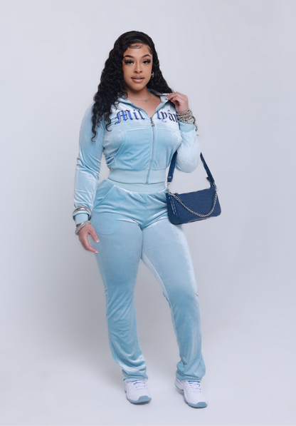 Velour Icon Sky Blue
