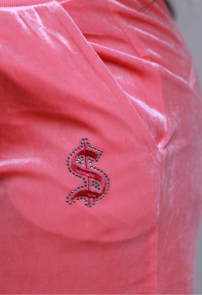 Velour Icon Bubble Pink