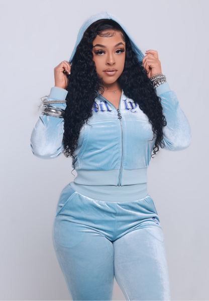 Velour Icon Sky Blue